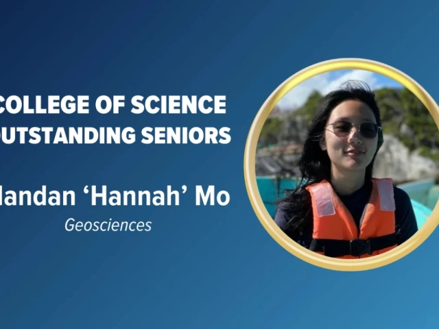 College of Science Geosciences Outstanding Senior Fall 2024