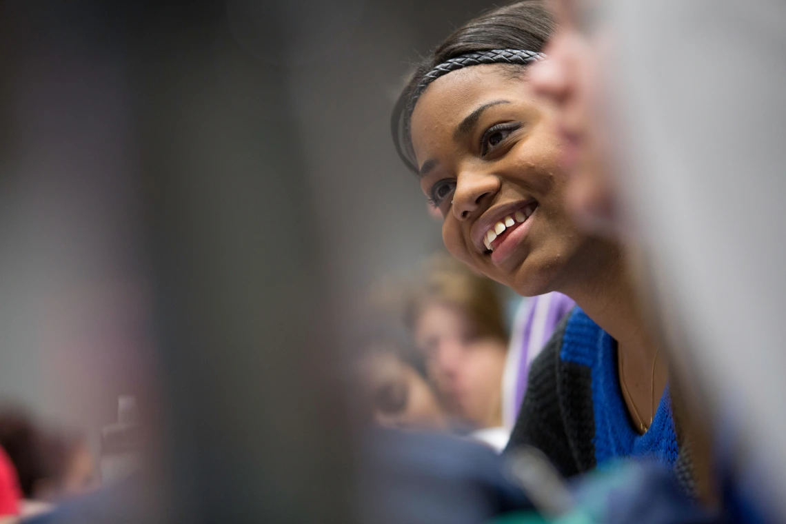 Student Enjoying Class